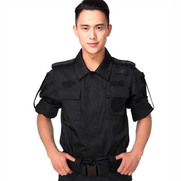 2015小区物业保安制服作训服工作服定做